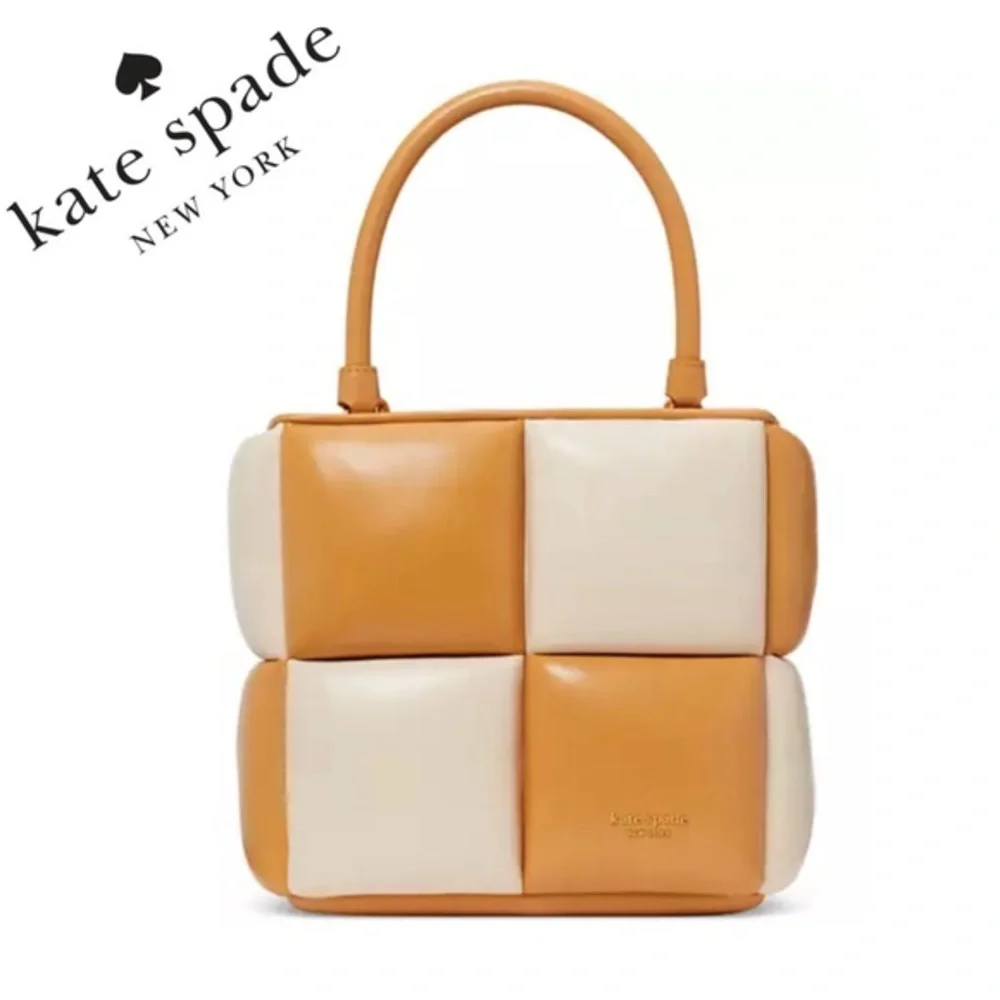 NWT KATE SPADE NEW YORK Boxxy‎ Colorblocked Smooth Leather Tote